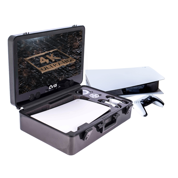CVG Gaming Koffer CARBON ONE + PS5 Digital Edition im Bundle